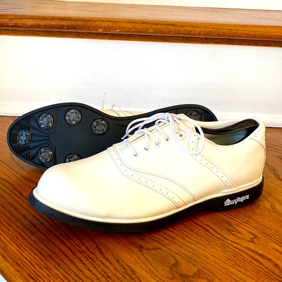 MacGregor | Shoes | Macgregor Mens Golf Shoes Vintage White Gently Used